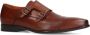 Van Lier Heren Cognac leren gespschoenen - Thumbnail 3