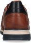 Van Lier Heren Cognac leren sneakers - Thumbnail 4