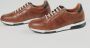 Van Lier Heren Cognac leren sneakers - Thumbnail 5