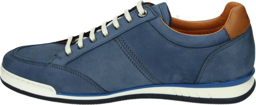 Van Lier Magnus Sneakers blauw Nubuck