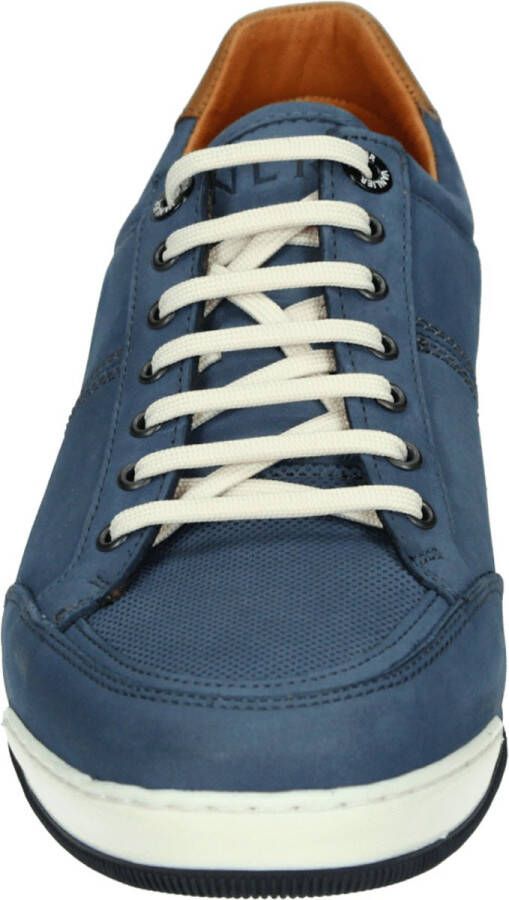 Van Lier Magnus Sneakers blauw Nubuck