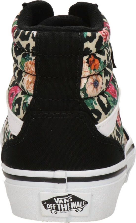 Vans Filmore Hi Floral meisjes sneaker Zwart multi