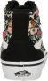 Vans Filmore Hi Floral meisjes sneaker Zwart multi - Thumbnail 3