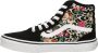 Vans Filmore Hi Floral meisjes sneaker Zwart multi - Thumbnail 6