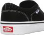 Vans Asher Canvas Heren Sneakers Black White - Thumbnail 6