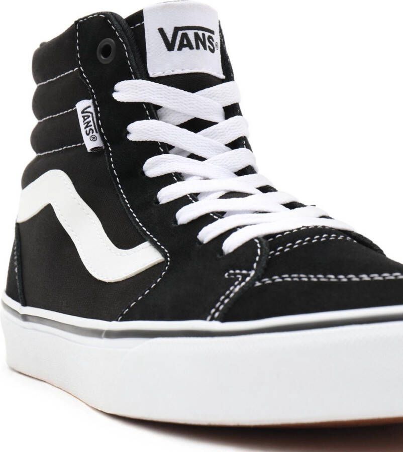 Vans MN Filmore Hi (SUEDE CANVAS)BLACK WHITE