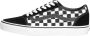 Vans Ward Heren Sneakers (Checkered) Black True White - Thumbnail 13