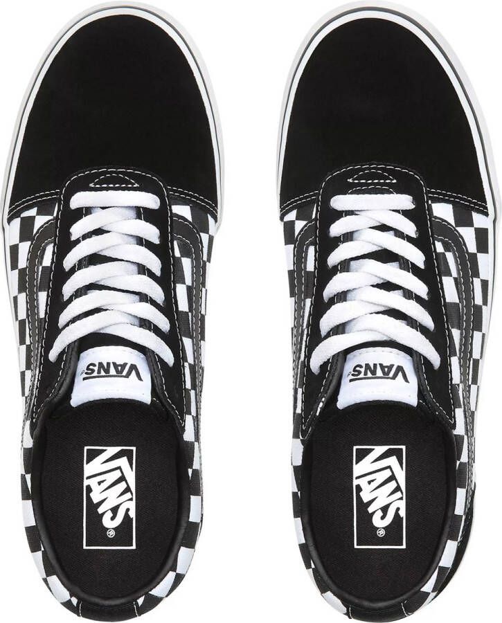 Vans Ward Heren Sneakers (Checkered) Black True White - Foto 9