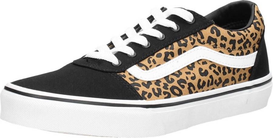 VANS Ward Cheetah sneakers zwart camel - Foto 7