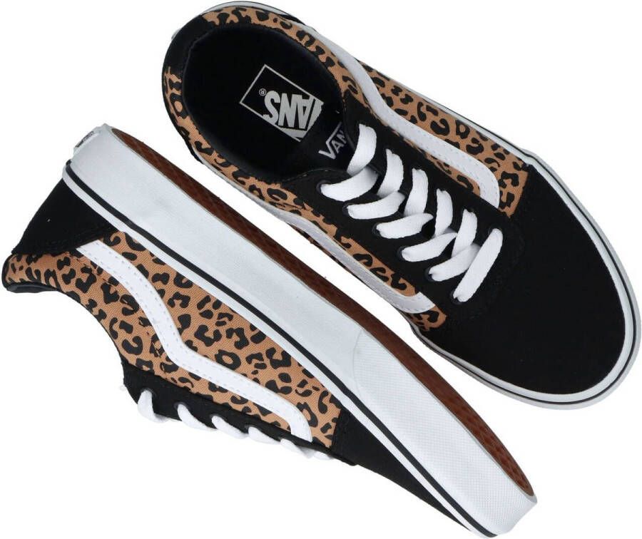 VANS Ward Cheetah sneakers zwart camel - Foto 12