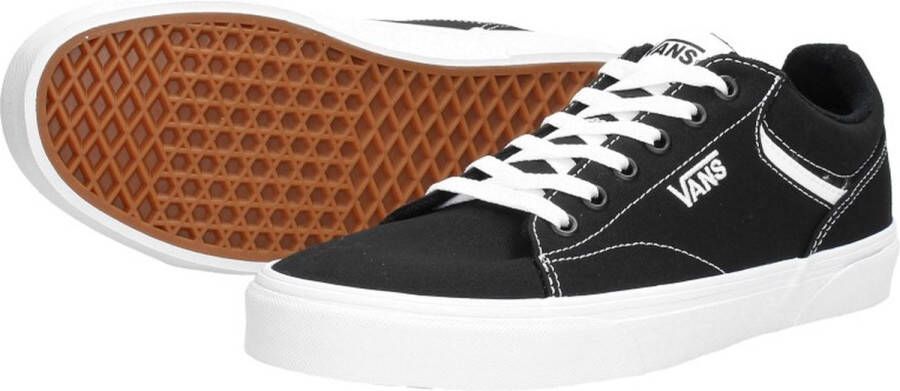 Vans Seldan Heren Sneakers (Canvas) Black White