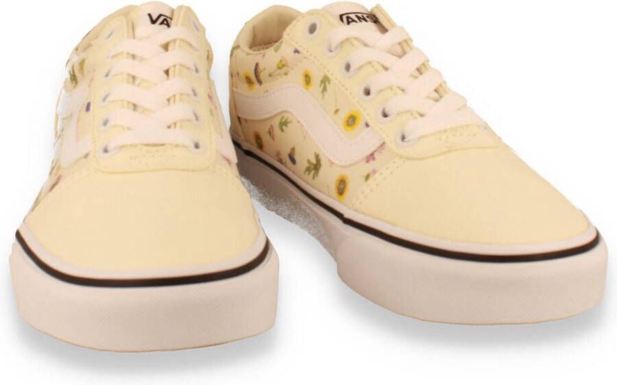 Vans Gedrukte Bloemen Schaakbord Schoenen Multicolor Dames - Foto 5