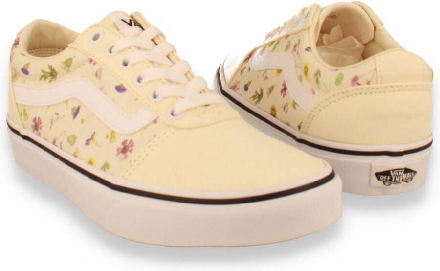 Vans Gedrukte Bloemen Schaakbord Schoenen Multicolor Dames - Foto 7