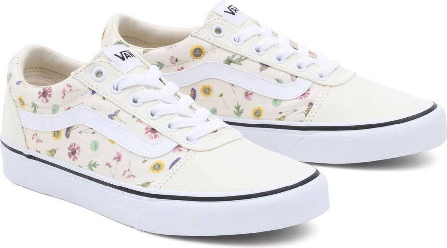 Vans Gedrukte Bloemen Schaakbord Schoenen Multicolor Dames - Foto 9