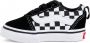 Vans TD Ward Slip On Checkered Sneakers Black True White - Thumbnail 11