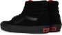 Vans Zwarte Casual Suède Hoge Sneakers oor Heren Black Heren - Thumbnail 4