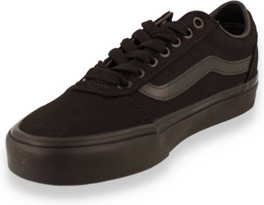 Vans Ward Canvas Heren Sneakers Black Black