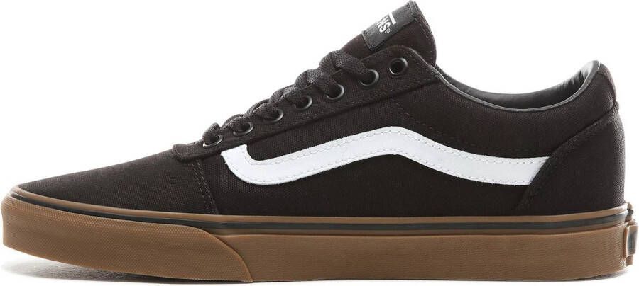 Vans Ward Canvas Heren Sneakers Black Gum