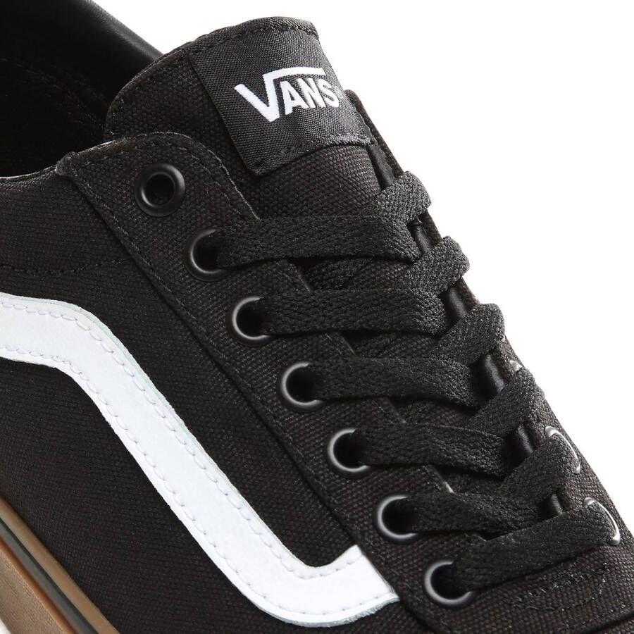 Vans Ward Canvas Heren Sneakers Black Gum