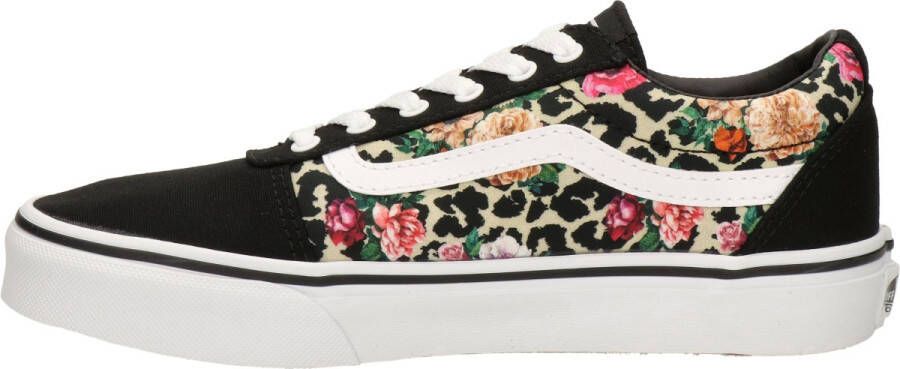 Vans Ward Floral meisjes sneaker Zwart multi