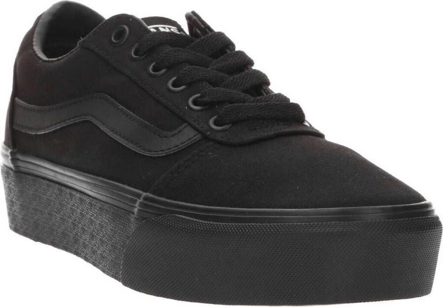 Vans Ward Platform Dames Sneakers (Canvas) Black Black