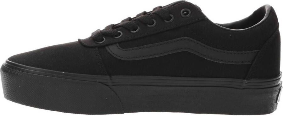 Vans Ward Platform Dames Sneakers (Canvas) Black Black