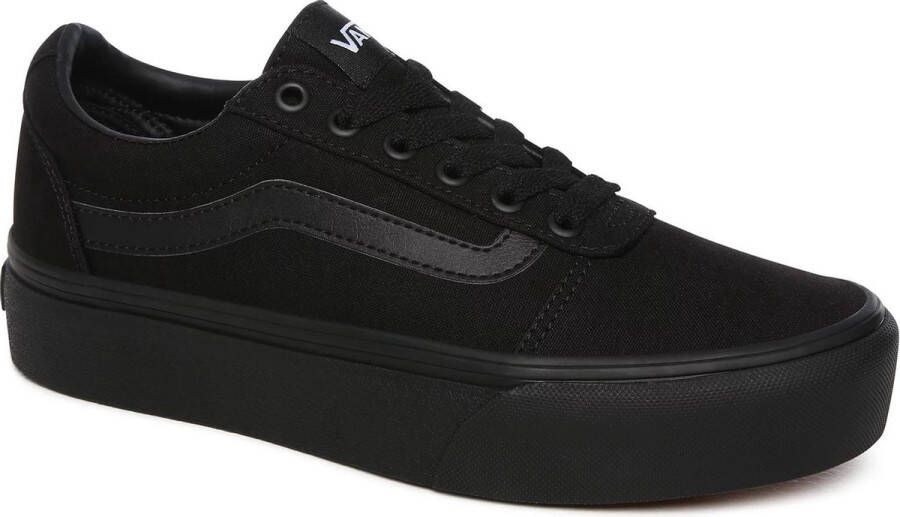 Vans Ward Platform Dames Sneakers (Canvas) Black Black