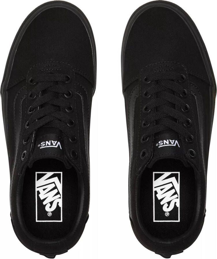 Vans Ward Platform Dames Sneakers (Canvas) Black Black - Foto 7