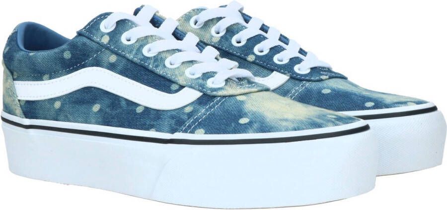 Vans Ward Platform Sneakers Laag licht blauw