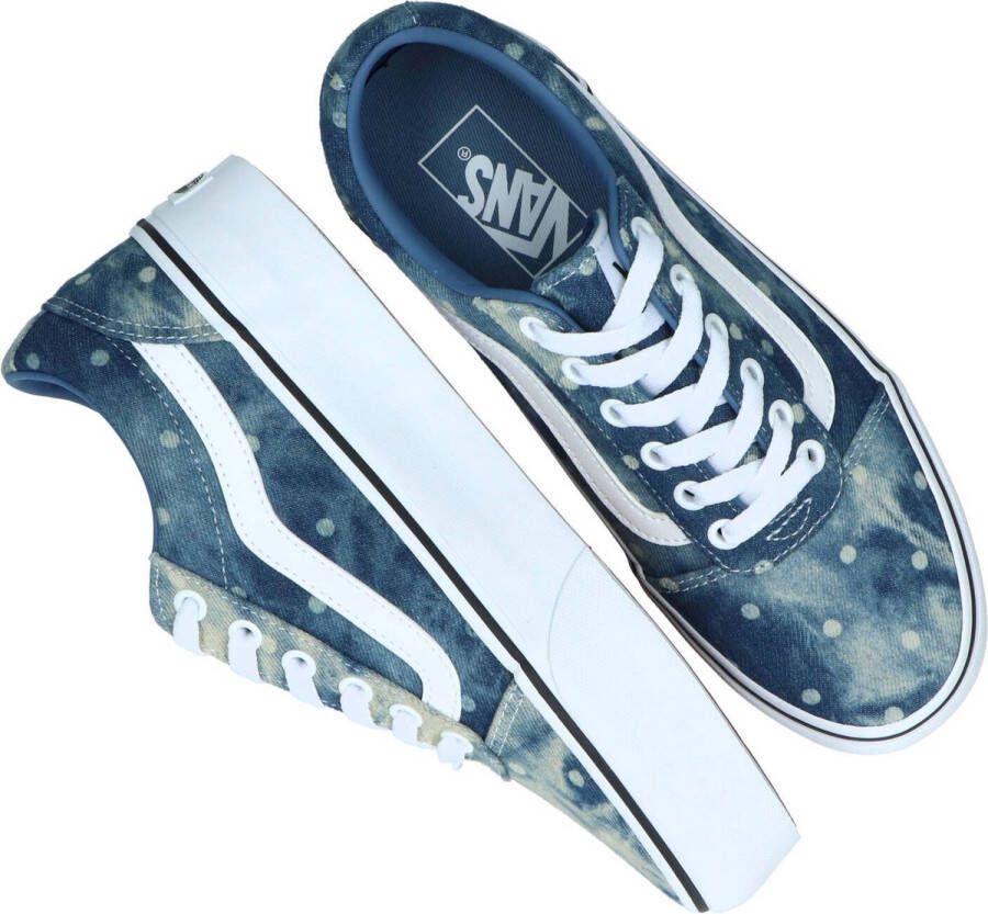 Vans Ward Platform Sneakers Laag licht blauw