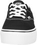 Vans Doheny Platform Canvas Dames Sneakers Black White - Thumbnail 14