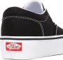 Vans Doheny Platform Canvas Dames Sneakers Black White - Thumbnail 11