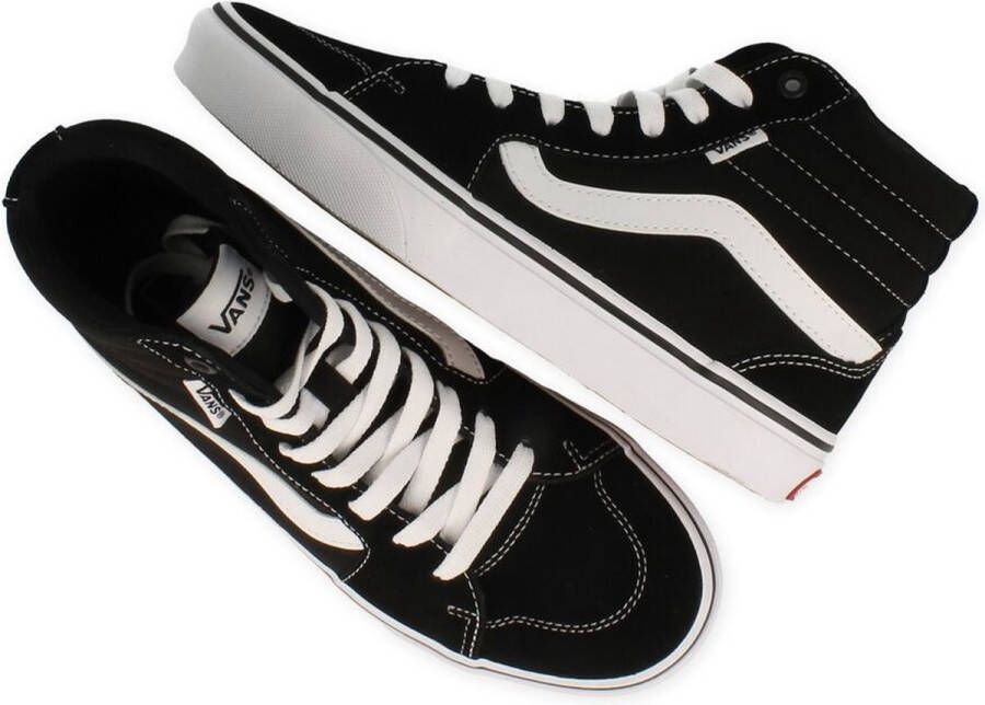 Vans WM Filmore Hi (SUEDE CANVAS)BLACK WHITE