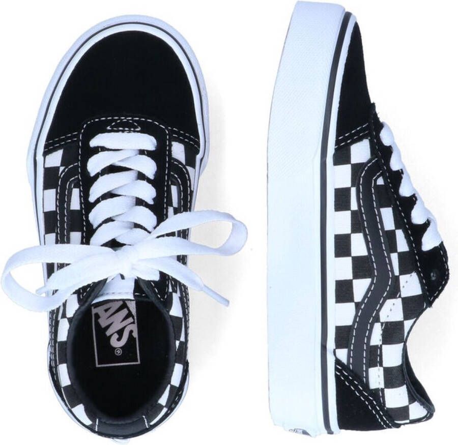 Vans Youth Ward Sneakers (Checkered) Black True White