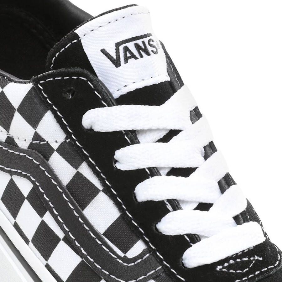 Vans Youth Ward Sneakers (Checkered) Black True White