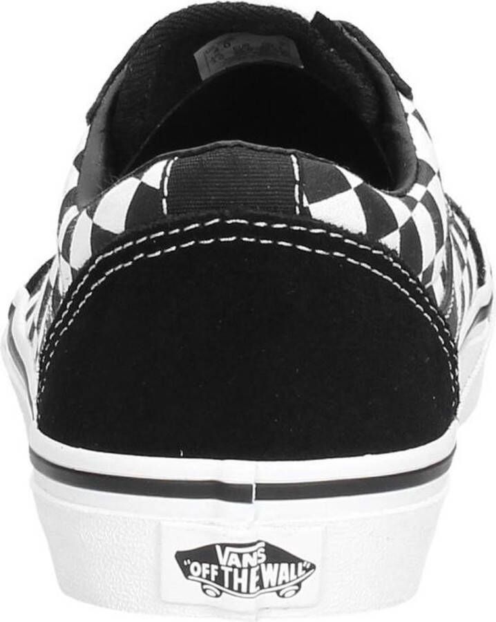 Vans Youth Ward Sneakers (Checkered) Black True White