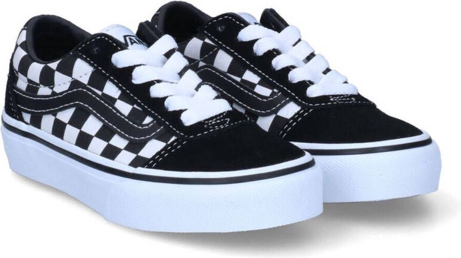 Vans Youth Ward Sneakers (Checkered) Black True White