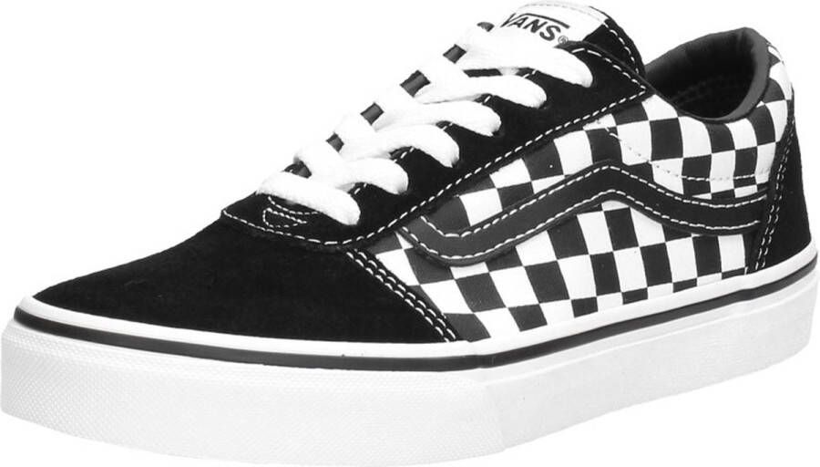 Vans Youth Ward Sneakers (Checkered) Black True White