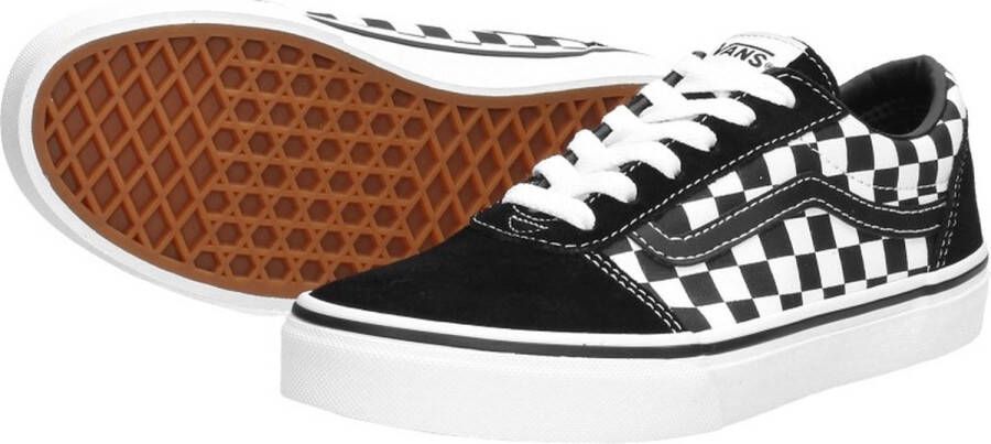 Vans Youth Ward Sneakers (Checkered) Black True White