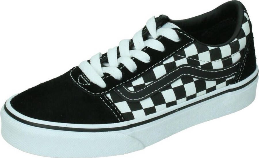 Vans Youth Ward Sneakers (Checkered) Black True White