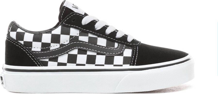 Vans Youth Ward Sneakers (Checkered) Black True White