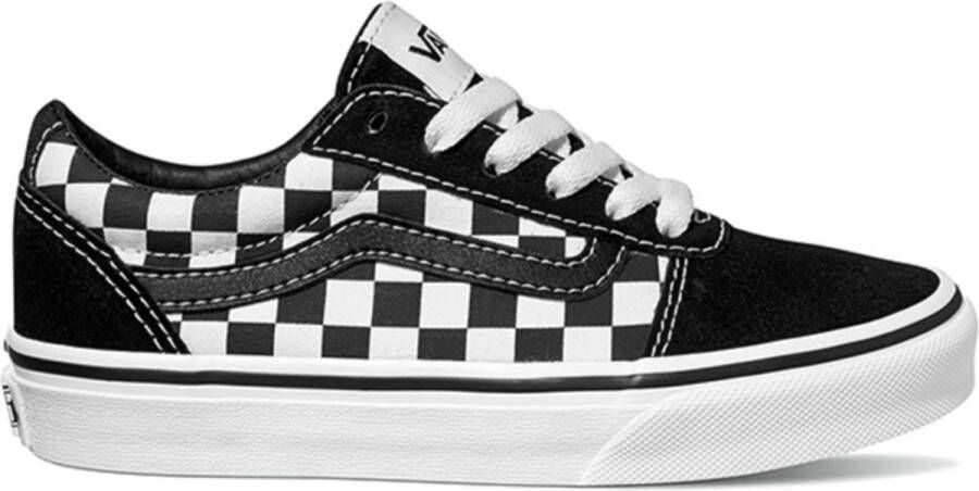 Vans Youth Ward Sneakers (Checkered) Black True White