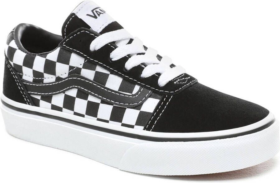 Vans Youth Ward Sneakers (Checkered) Black True White