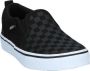 Vans Youth Asher Checker Sneakers Black Black - Thumbnail 4