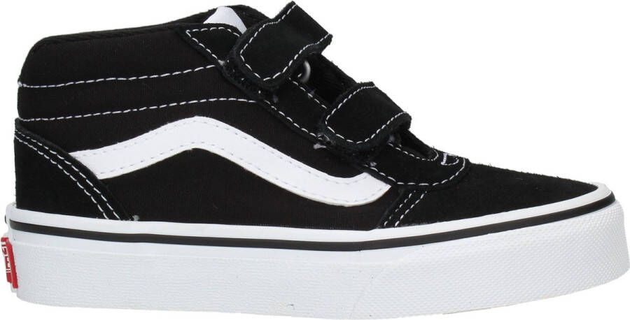 Vans YT Ward Mid V (SUEDE CANVAS)BLACK WHITE