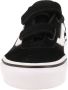 Vans Youth Ward V Suede Canvas Sneakers Black White - Thumbnail 15