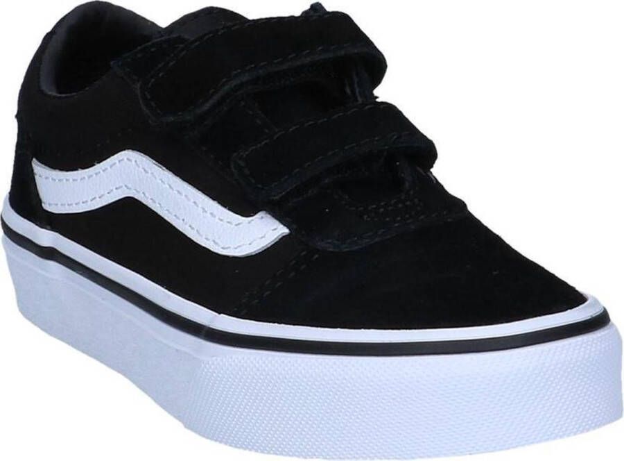 Vans YT Ward V (SUEDE CANVAS)BLACK WHITE