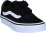 Vans Youth Ward V Suede Canvas Sneakers Black White - Thumbnail 13