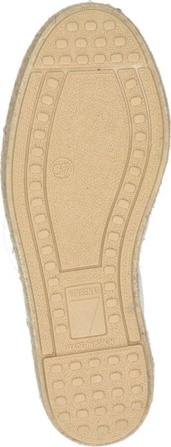 Verbenas Carmen dames espadrille Wit