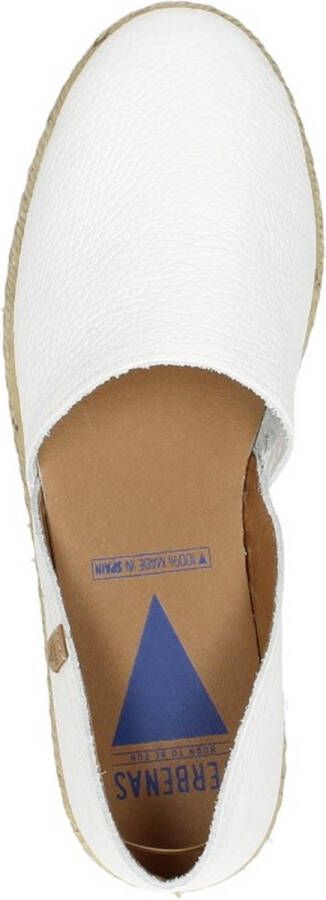 Verbenas Carmen dames espadrille Wit